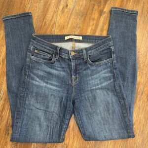 J Brand Jeans Skinny Leg shade Blue Bell Size 26 with stretch